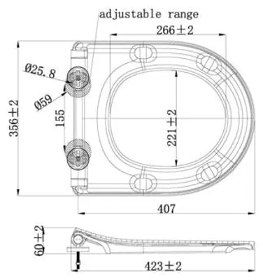 Produktbild von MKW Kunststofftechnik WC-Sitz mit Deckel FLAT S57495 iCon rund Absenkautomatik Edelstahl abnehmbar weiß