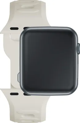 Produktbild von 3MK 5903108565646, Uhrenarmband, Apple, Watch series 1/2/3/4/5/6/7/8/9/SE/Ultra, Silikon, Edelstahl, Weiß, 38/40/41 mm