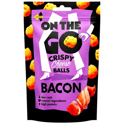 Produktbild von On The Go Käsekugeln mit Bacon Geschmack 30g