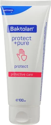 Zdjęcie produktu dla Baktolan protect + pure emulsja pielęgnuje skórę, 100 ml emulsji