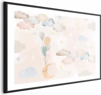 Produktbild von Posterpapier Poster - Fairytale Sky 60x40 cm Für Kinder e-C-10059-ao-a