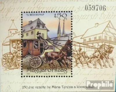 Produktbild von Briefmarken Ungarn 1999 Mi Block251 (kompl.Ausg.) postfrisch Phuilatelie