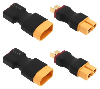 4x XT60 auf Deans T-Stecker Adapter, männlich/weiblich, für RC-Drohnen