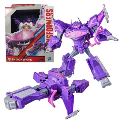 Produktbild von Transformers Optimus Prime Bumble Bee Megatron Actionfigur Figur 18 cm - Shockwave
