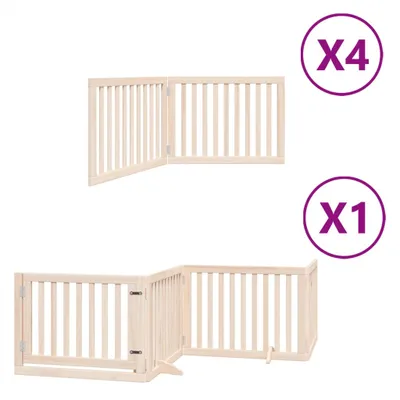 Immagine prodotto di Cancello per Cani Porta Pieghevole 12 Pannelli 960 cm in Pioppo