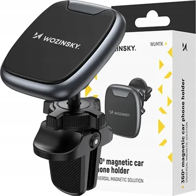 Immagine prodotto di Wozinsky Wumtk Supporto magnetico per telefono per griglia dell'aria dell'auto - Nero