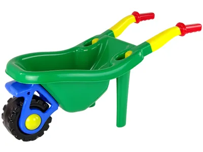 Produktbild von Große Farbige Garten-Schubkarre Grün