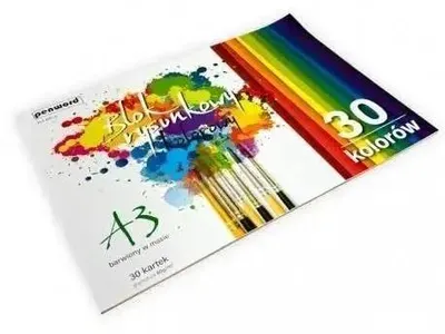 Image de Cahier de dessin A3, format 80g, 30 feuilles - Penword