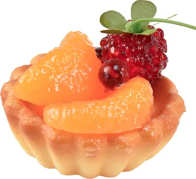 Produktbild von Dekorative Kuchenattrappen mit Früchten für Schaufenster und Ausstellung, 4 Stück