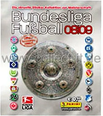 Produktbild von Panini Sticker Bundesliga 08/09 - 100 Tüten -