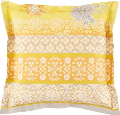 Produktbild von Bassetti Mako-Satin-Kissenhülle einzeln POSILLIPO Farbe Y1 GELB Größe 40x40
