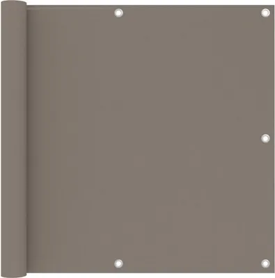 Image de Vidaxl Balcony Bildschirm 90x300 cm Oxford Stofftaupe