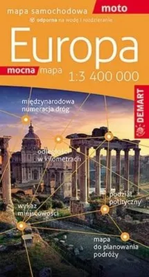 Zdjęcie produktu dla Europa mapa samochodowa 1:3400 000