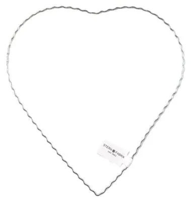 Produktbild von Sternfabrik Dekoherz Metall silberfarben 30 cm | 30 Stück