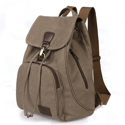 Produktbild von ANTCOOL Retro-Rucksack für Männer und Frauen Schulreiserucksack für Laptops Schwarz
