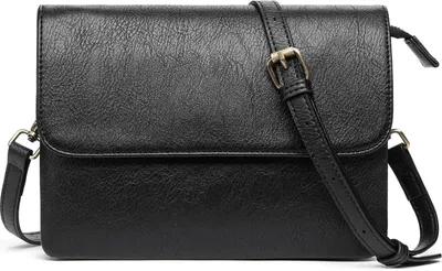 Produktbild von Damen Umhängetasche Schwarz Crossbody Schultertasche ranuras
