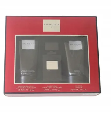 Produktbild von Lady Gaga Eau De Gaga Gift Set 30ml EDP Spray + 75ml Lotion + 75ml