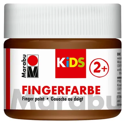 Produktbild von Marabu KiDS Fingerfarbe 100 ml braun 285