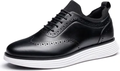 Bruno Marc Herren Anzugschuhe Schwarz Größe 43