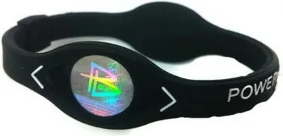 Obrázok produktu pre Power Balance náramok Energy Ion Band Silikónová kapela Fitness
čierna M (19 cm)