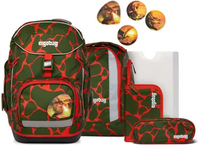Produktbild von ergobag Pack Schulrucksack Set 6-tlg. FeuerspeiBär 2025