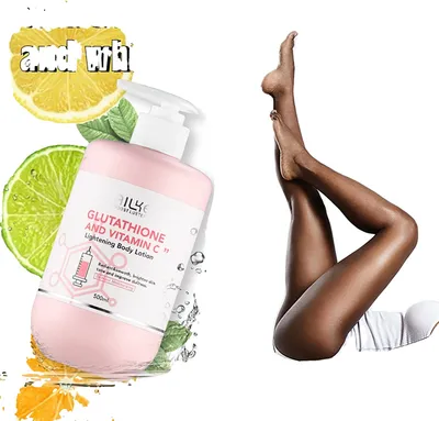 Image de Lotion corporelle éclaircissante, 500 ml de volume, glutathion & vitamine C, lotion corporelle 500 ml