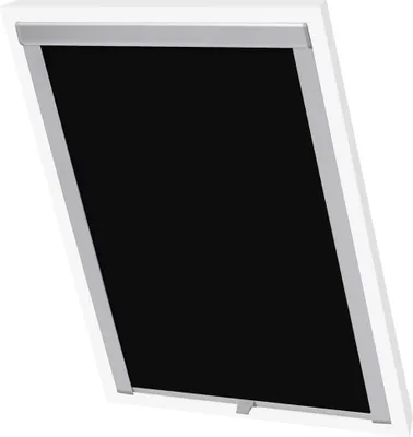 Produktbild von vidaXL Verdunkelungsrollo Schwarz M06/306