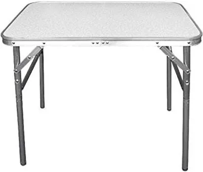 Image de Table pliante en aluminium 75 x 55 x 60 cm avec fonction de transport - Table pour le jardin, les pique-niques et le camping