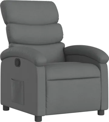 Produktbild von vidaXL Relaxsessel, Stoff, Dunkelgrau