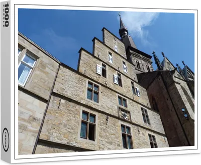Produktbild von raxxa Premium-Puzzle "Stadtwaage und St. Marien Osnabrück", 1000 Teile