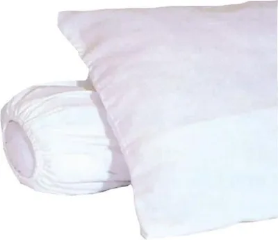 Obrázok produktu pre Ochranný obal na vankúš Molton, 100 % bavlna, 60 x 60 cm, biela, 200 g/m²