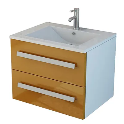 Image de Ensemble de salle de bain Aarau orange