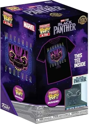 Produktbild von Funko Pocket Pop! & Tee Marvel Black Panther L L