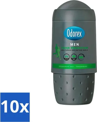Produktbild von Odorex Deodorant Roller für Männer Frischer Schutz 50 ml - Vorteilspack - 10 Stücke