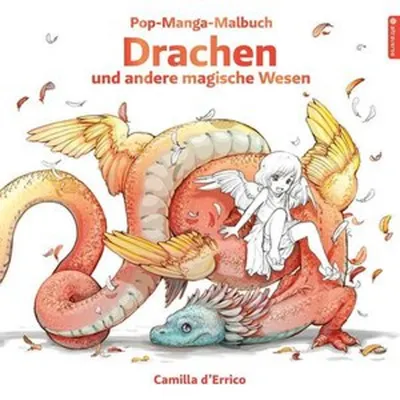 Produktbild von Pop-Manga-Malbuch: Drachen und andere magische Wesen
