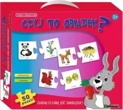 Produktbild von Puzzle edukacyjne Czyj to obiadek? ABINO
