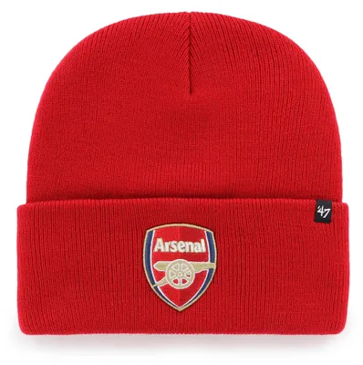 Zdjęcie produktu dla Czapka beanie marki '47, kolekcja EPL Arsenal FC, model Prize Fight, kolor czerwony