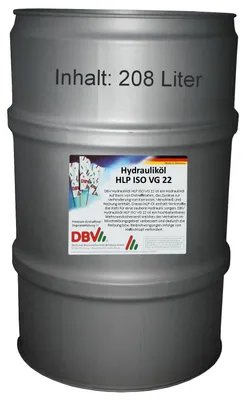 Produktbild von High Performer HLP ISO VG 22 Hydrauliköl 208 Liter Fass Reifen
