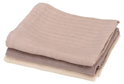 Produktbild von Sebra Hydrophil Tuch - 3 Stück - Moonlight Beige | Badezubehör