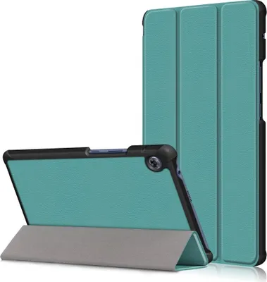 Produktbild von Huawei MatePad T8 Hülle - Tri-Fold Ständer Klapphülle mit Schlaf/Wach-Funktion - Grün