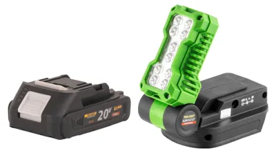 Obrázek produktu pro Procraft LL20bb dobíjecí LED reflektor 20 V 500 lm + 1x dobíjecí baterie 2,0 Ah - bez nabíječky