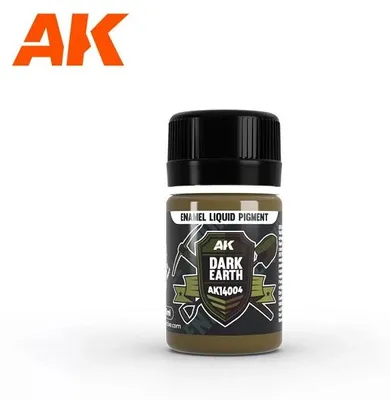 Produktbild von AK Interactive AK14004 - Dark Eartht - Liquid Pigment 35Ml - Neu