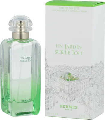 Produktbild von Hermes Un Jardin Sur Le Toit, Unisex, 100 ml, Nicht nachfüllbare Flasche, Spray, Alcohol, Parfum (Fragrance), Aqua (Water), Ethylhexyl Methoxycinnamate, Butyl..., 1 Stück(e)