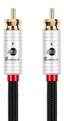 Obrázek produktu pro Hi-Fi subwooferový kabel, 1 RCA na 2 RCA, koaxiální cinchový kabel, audio kabel (3,0 m)