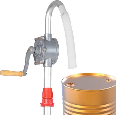 Produktbild von Handölpumpe - Aluminiumlegierung - Trommelpumpe - Pumpwerkzeug - Für Benzin/Diesel - Leicht und Einfach zu Handhaben