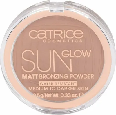 Zdjęcie produktu dla CATRICE Sun Glow Matt Bronzing, 9,5 g, Odcień medium skin, Universal Bronze, Neutralny, Puder, Twarz