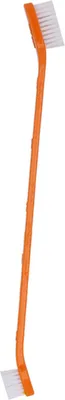 Obrázek produktu pro Zubní kartáček pro psy oboustranný 17 cm oranžový