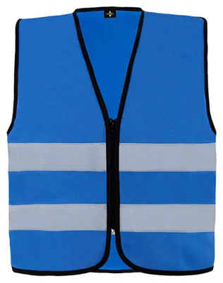 Productafbeelding van Korntex - "Cologne" Hoge zichtbaarheid veiligheidsvest voor heren/dames, uniseks, model LT5964 (3XL) (Blauw)