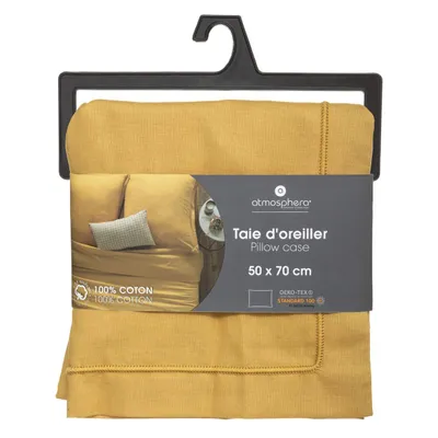 Obrázek produktu pro Bavlnìný polštáø - hoøèice žlutá 50x70 cm - atmosféra créateur d'intérieur