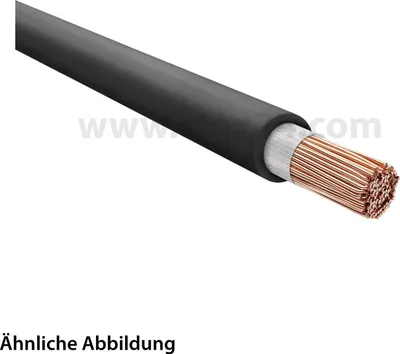 Image de Câble HELU H01N2-D 1X35 mm² Câble de soudage AD 11,4 mm - 14,2 mm Tension nominale Uo/U 100 V/100 V - 1 mètre